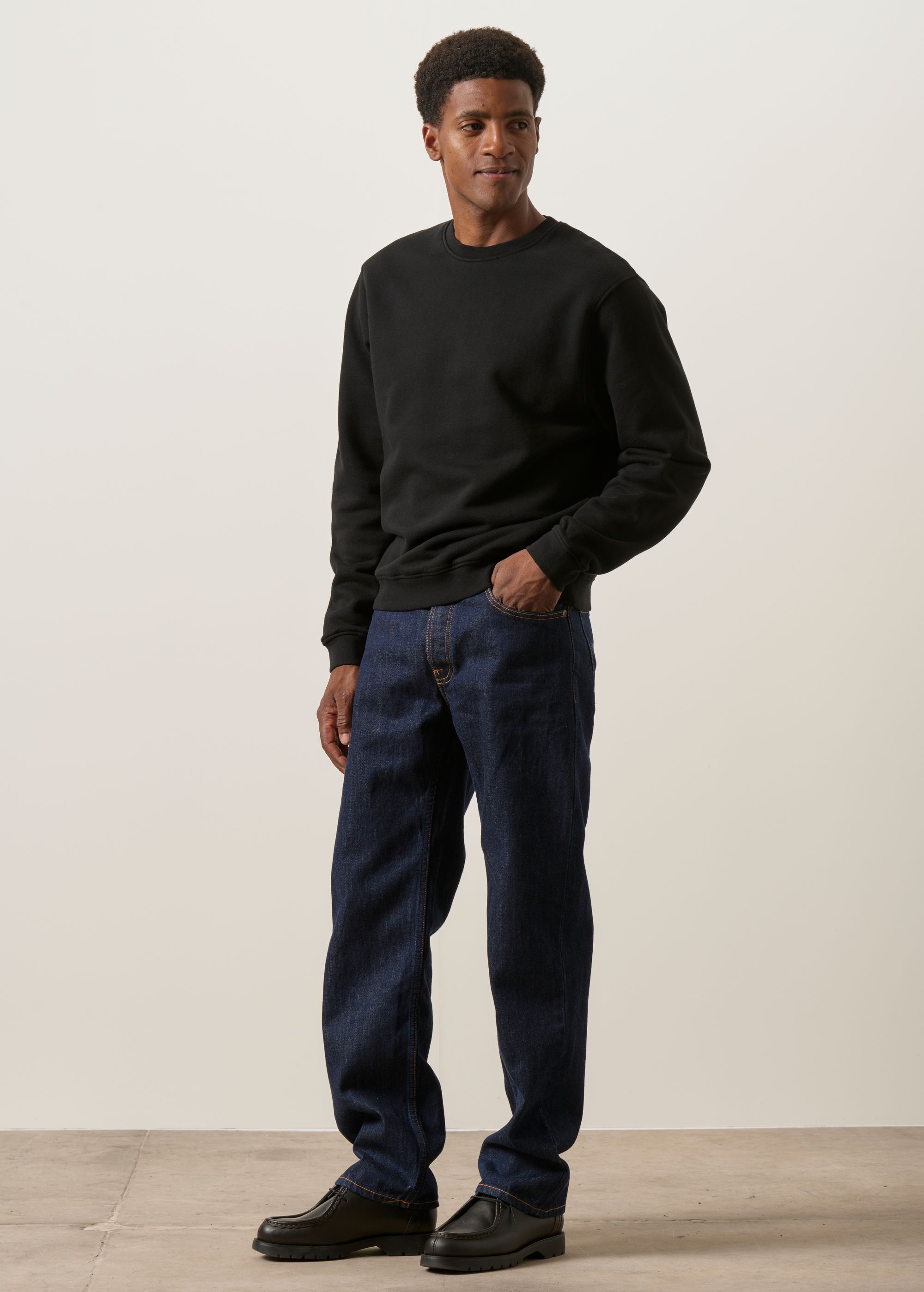 Oversize-Sweatshirt aus Bio-Baumwolle | Schwarz, WeDressFair, Foto 3