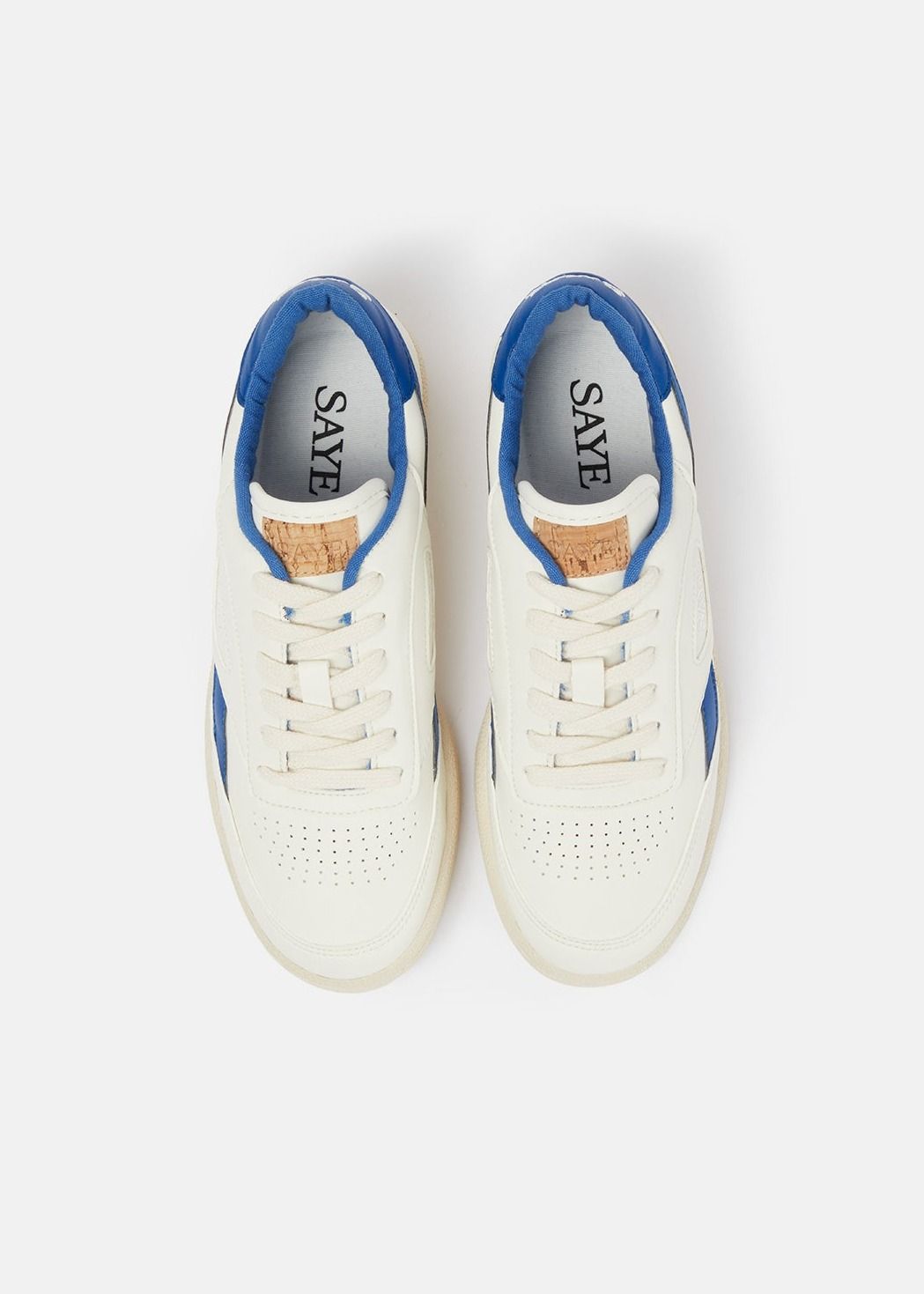Baskets vegan | blanc et bleu "Basket en recyclé - modelo '89 icon ocean", SAYE, photo 4