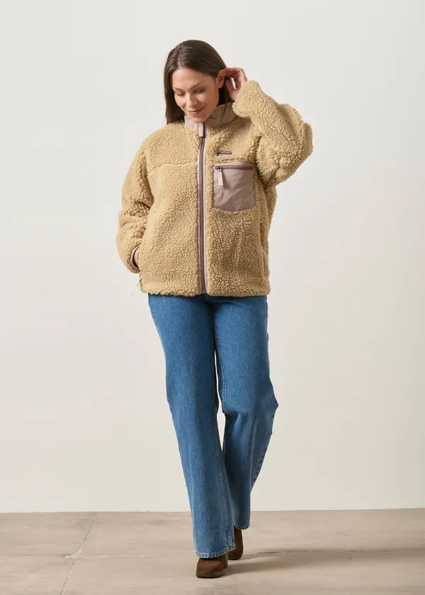 Veste polaire en matières recyclées | beige "classic retro-x jkt - ortn", Patagonia