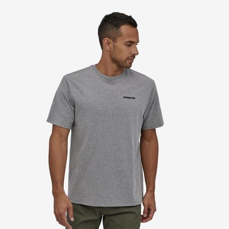 T-shirt imprimé gris en coton et polyester recyclé - p6 responsibili-tee