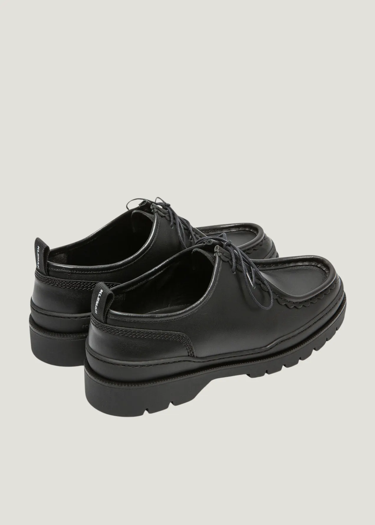 Derbies made in france en cuir certifié | noir "major noir", Kleman, photo 3