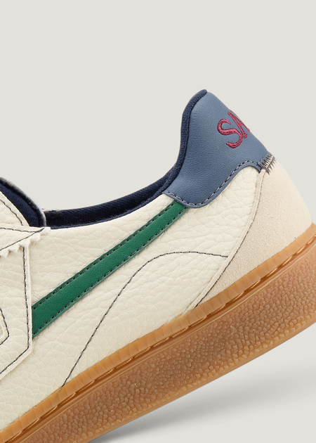 Vegane Sneaker | Beige und Blau "M70 soul lignify - pine & midnight", SAYE, Foto 5