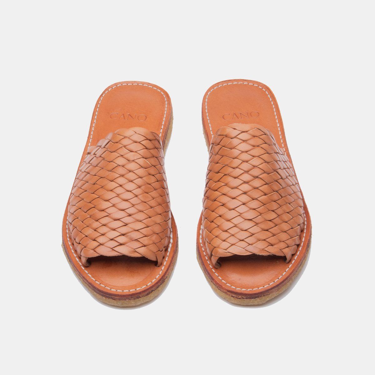 Sandales cognac en cuir tannage végétal - laura, Cano, photo 1