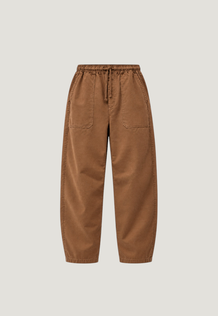 Weite Hose aus Bio-Baumwolle | Braun "Fatigue brown pant", NWHR, Foto 6