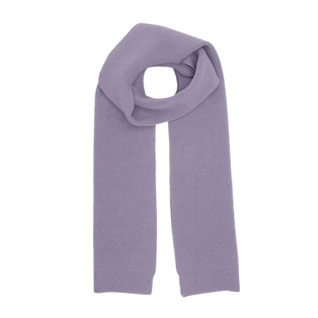 Écharpe en laine mérinos recyclée | violet "purple haze"