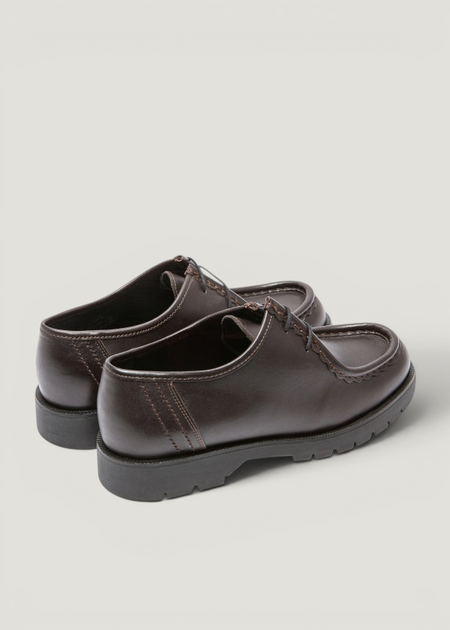 Derbies made in france en cuir certifié | marron "padror marron noir", Kleman, photo 4