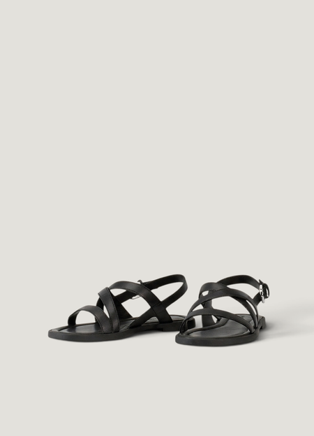 Sandalen aus zertifiziertem Leder | Schwarz "Zaida black - black", Vagabond, Foto 3