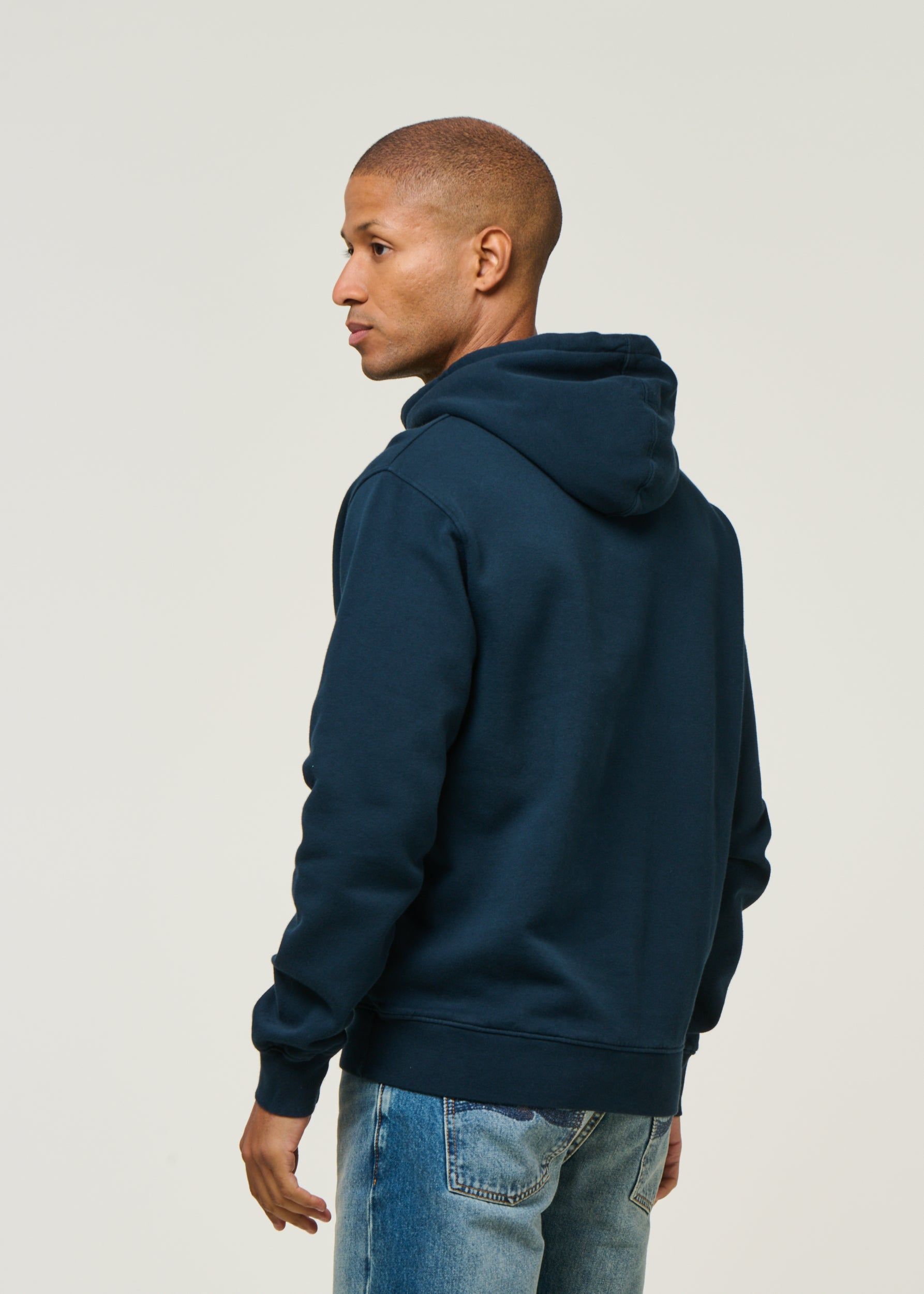 Sweat à capuche en coton bio | marine "navy blue", Colorful Standard, photo 3