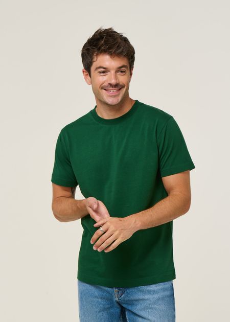 T-shirt en coton bio | vert forêt - WeDressFair