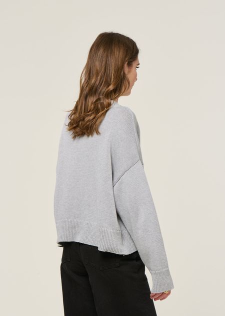 Pullover aus Bio-Baumwolle | Grau "yagmur - light grey", Jan'n June, Foto 3