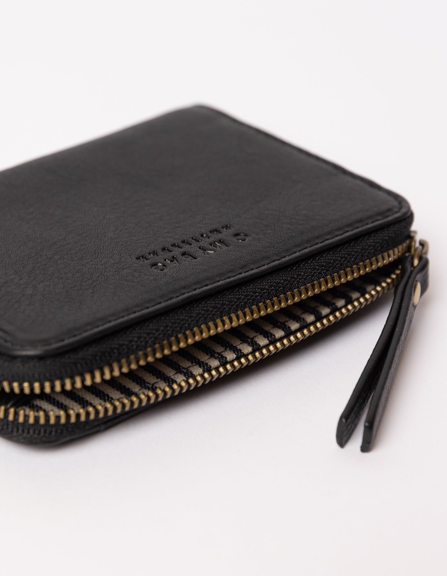 Portefeuille en cuir certifié | noir "robbie - black soft grain leather", O My Bag, photo 4