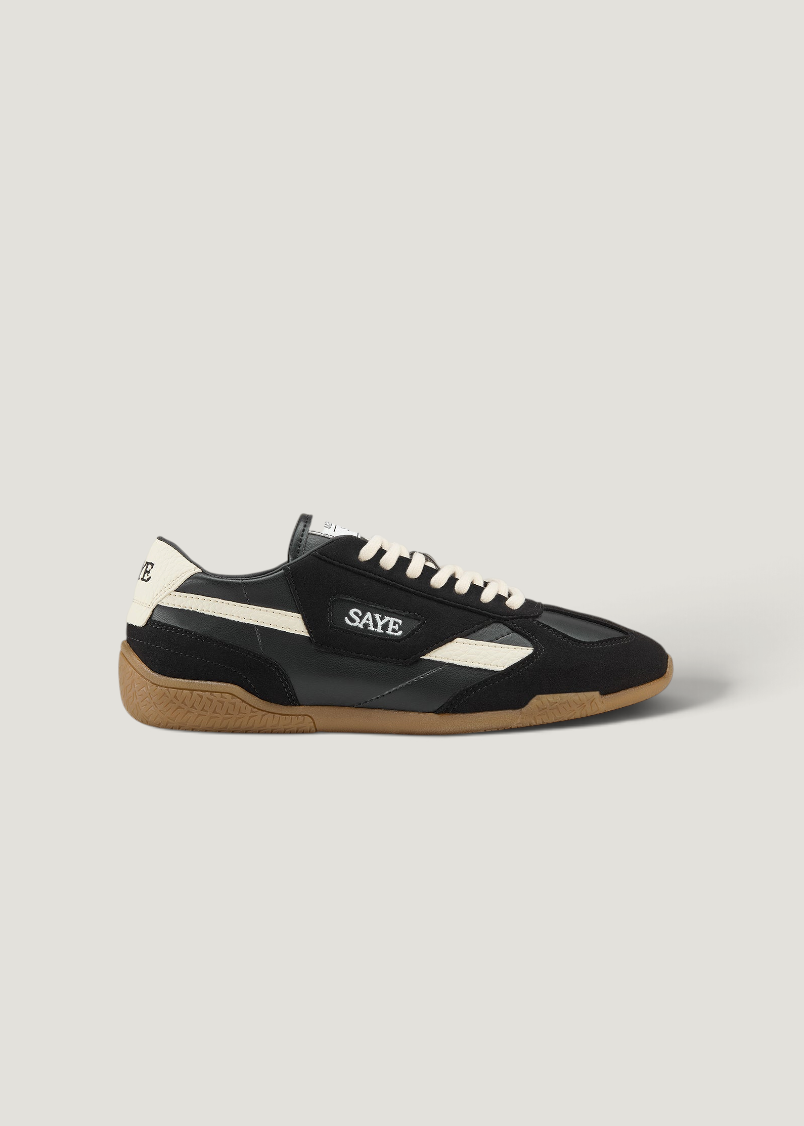 Baskets vegan | noir "M26 dawn - lignify black & white", SAYE, photo 1