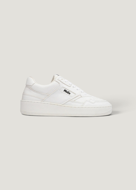 Baskets vegan en matière végétale | blanc "gen 1 corn full white" - Moea