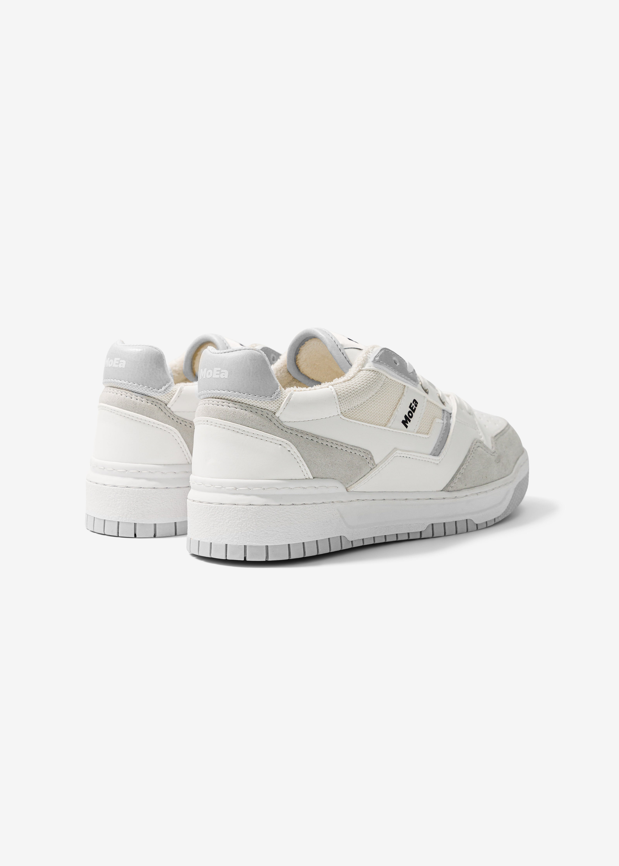 Vegane Sneaker aus pflanzlichem Material | Grau "gen2 corn white & grey", Moea, Foto 3