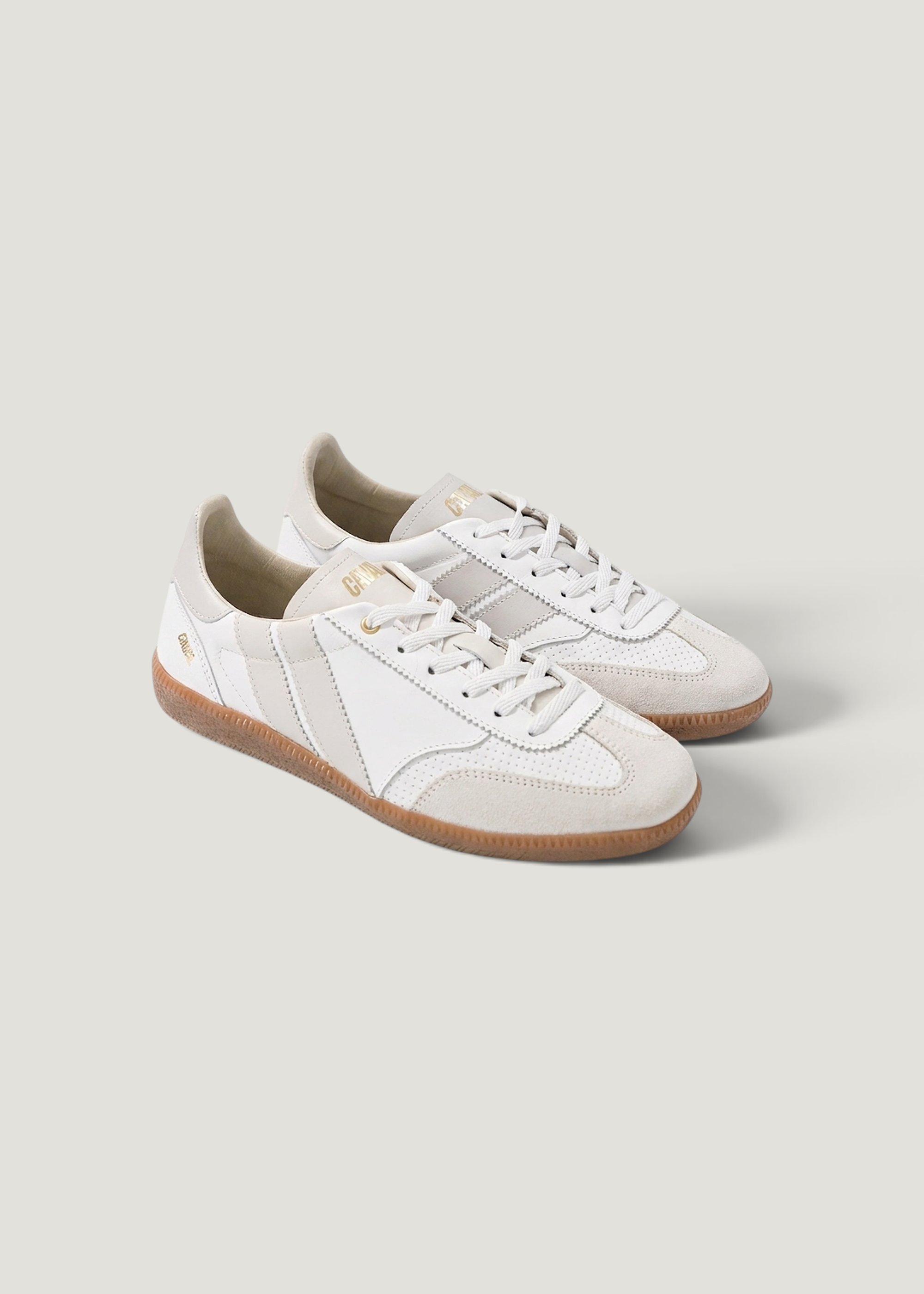 Baskets en cuir certifié | blanc "pulse - pure whisper", Caval, photo 1