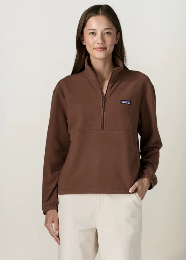 Polaire fine en matières recyclées | marron "micro d 1/2 zip fleece p/o - brmb", Patagonia