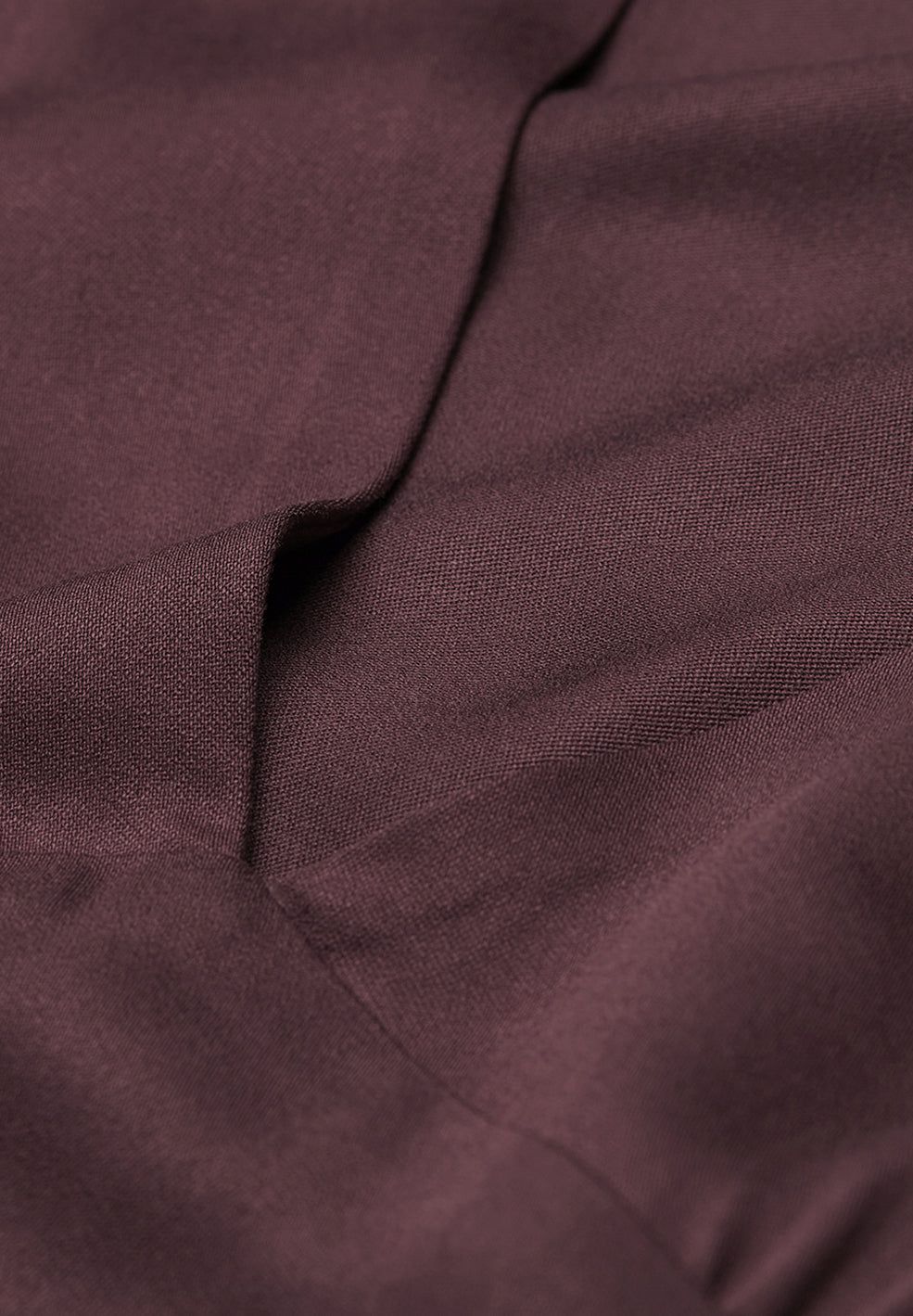 Robe longue col v aubergine en lenzing - rosamaary, Armedangels, photo 5