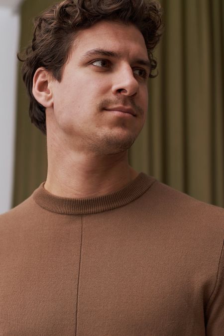 Pullover aus Bio-Baumwolle | Camel "milo jumper eco camel", About Companions, Foto 2