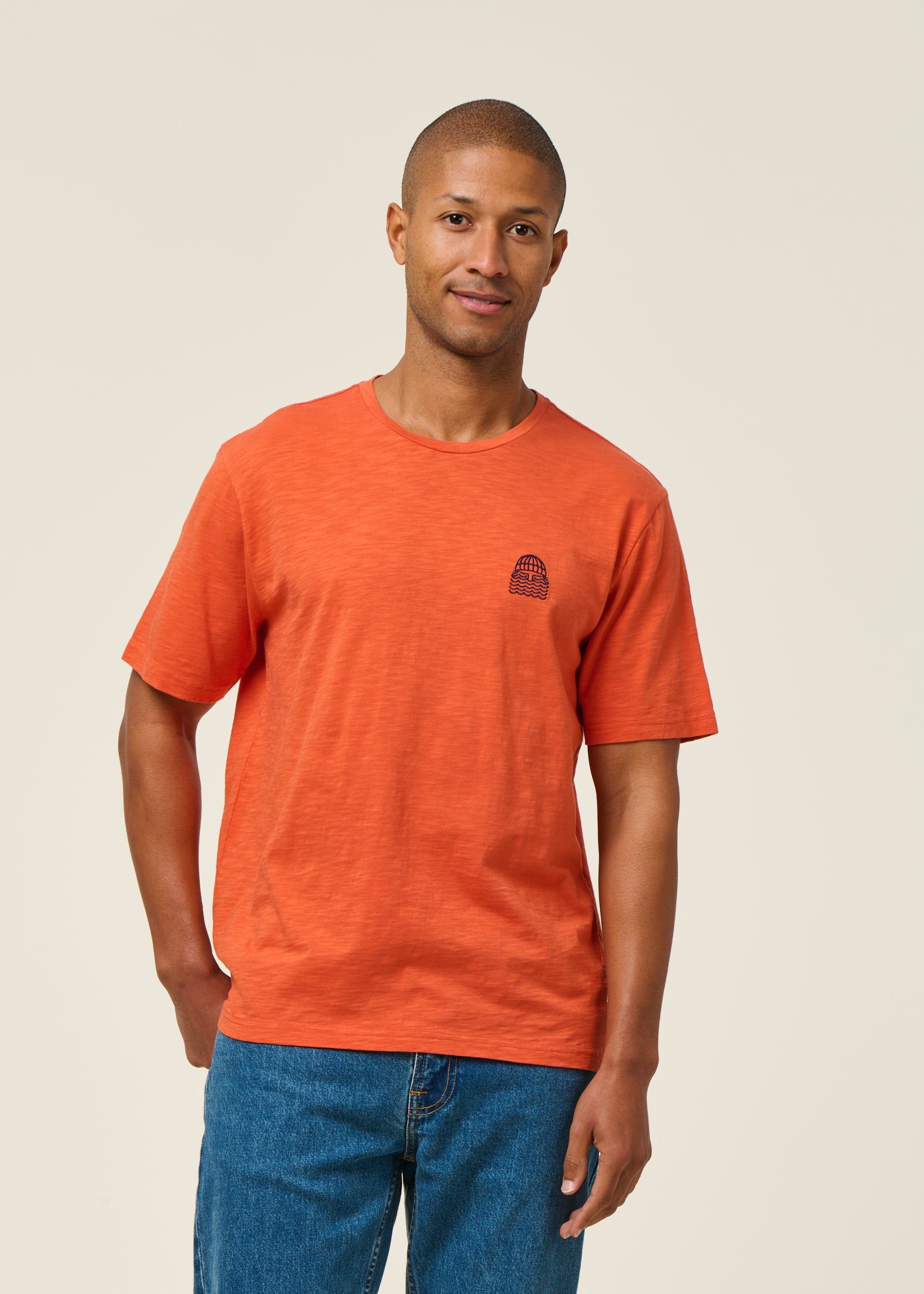 T-shirt en coton bio | orange "carrot mini to the sea tee", Bask in the Sun, photo 1