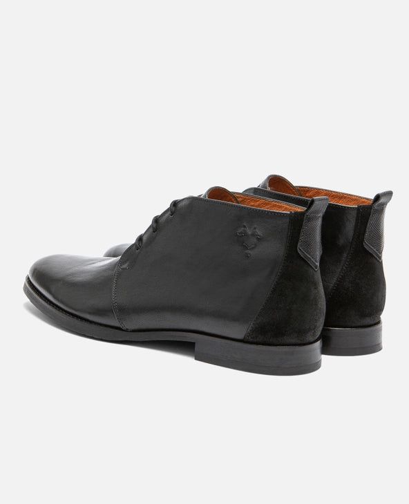 Boots chukka en cuir tannage végétal | noir "madison 51 noir", KOST Paris, photo 5