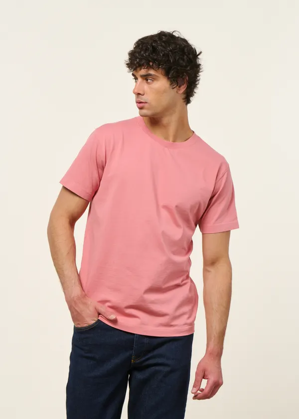 T-shirt en coton bio | vieux rose, WeDressFair