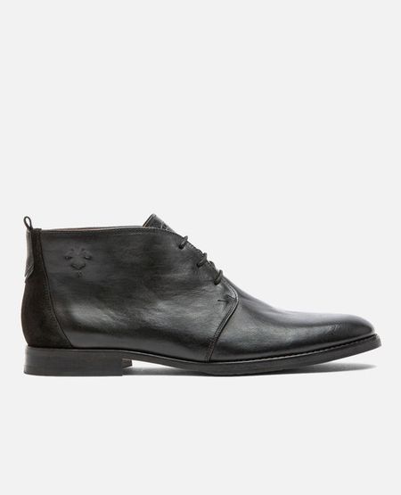 Boots chukka en cuir tannage végétal | noir "madison 51 noir", KOST Paris, photo 3