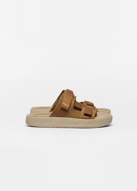 Sandales en cuir suède | marron "Arpoador - tent_cognac" - Veja