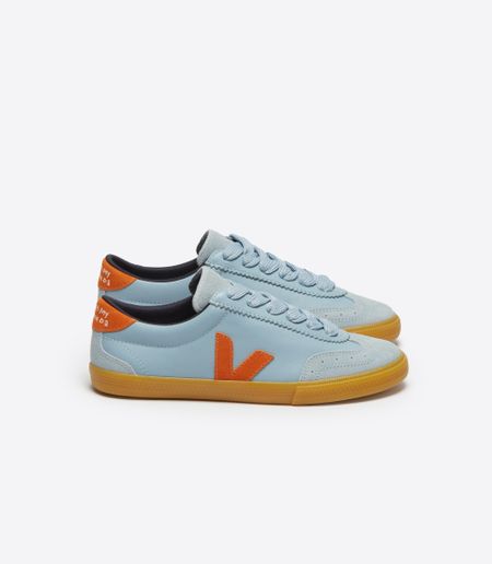 Baskets veja x make my lemonade | orange et bleu "steel pumpkin"