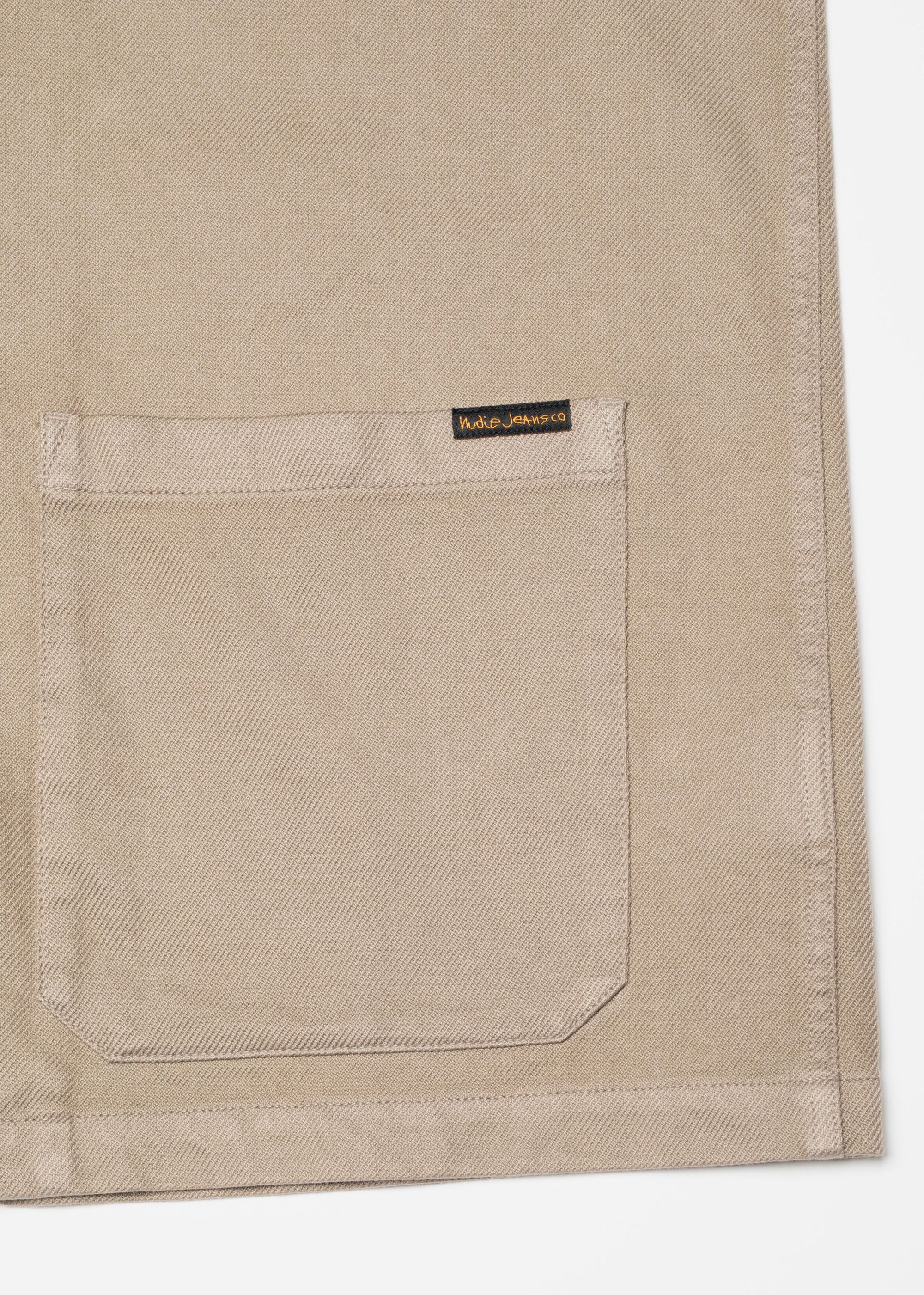 Veste de travail en coton bio | taupe "Barney worker jacket - mud", Nudie Jeans, photo 4