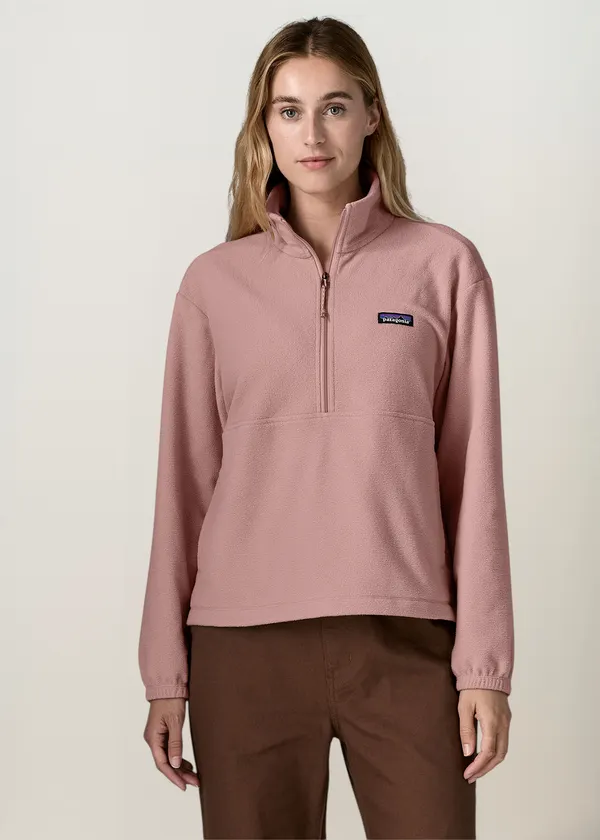 Polaire fine en matières recyclées | rose "micro d 1/2 zip fleece p/o - fuzm", Patagonia