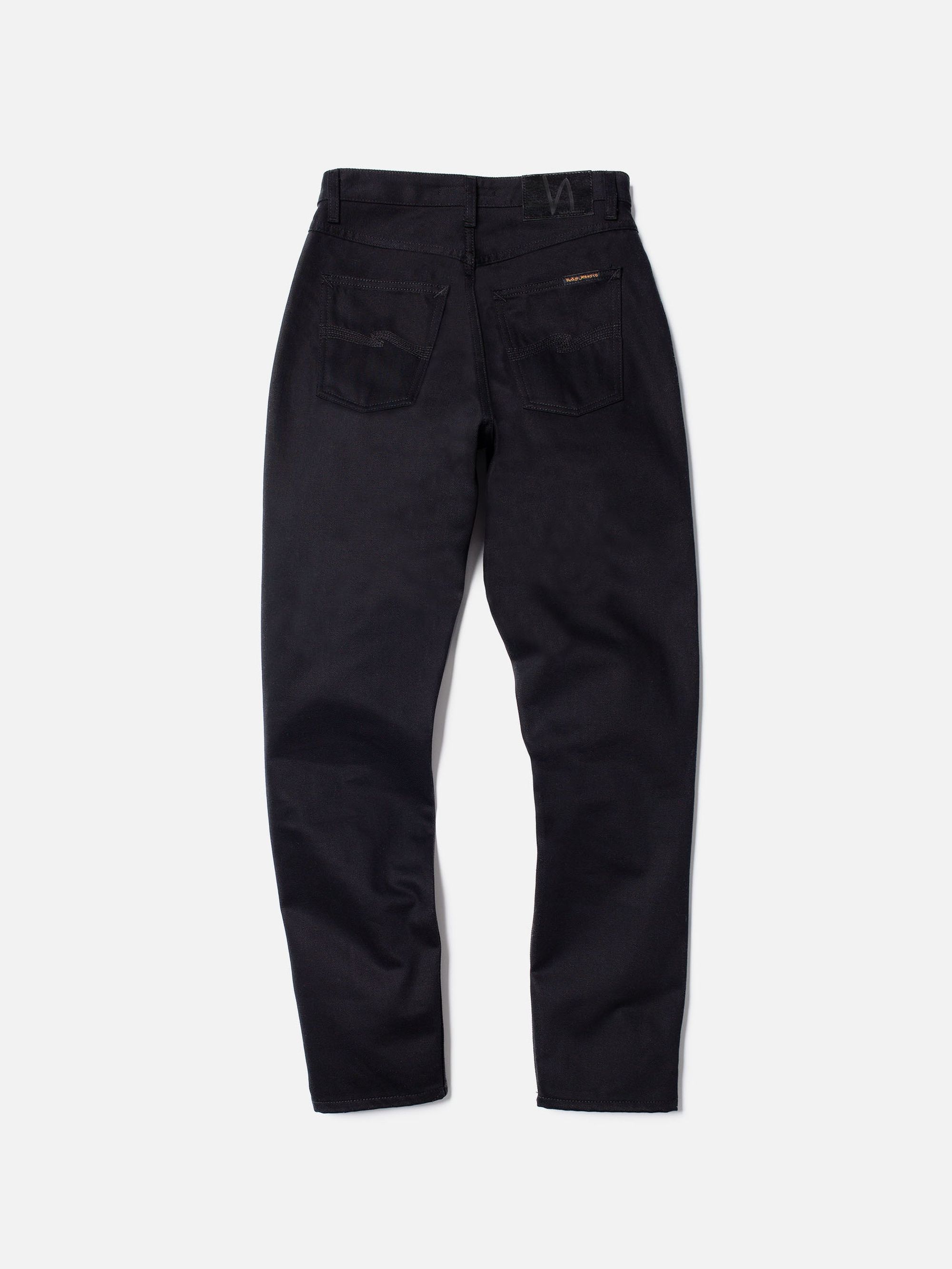 Jean mom en coton bio | noir "breezy britt everblack", Nudie Jeans, photo 7
