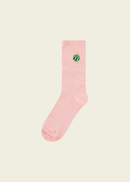 Chaussettes en coton bio | rose