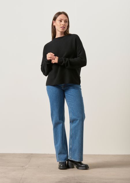 Pullover aus Bio-Baumwolle | Schwarz "Merinaa", Armedangels, Foto 4
