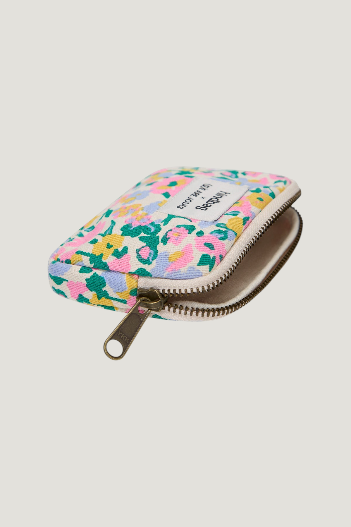 Porte-monnaie en coton bio | multicolor "Lili pastel bloom - liberty", Hindbag, photo 4