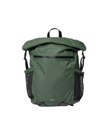 Sac à dos rolltop imperméable en recyclé | vert "nils dawn green"
