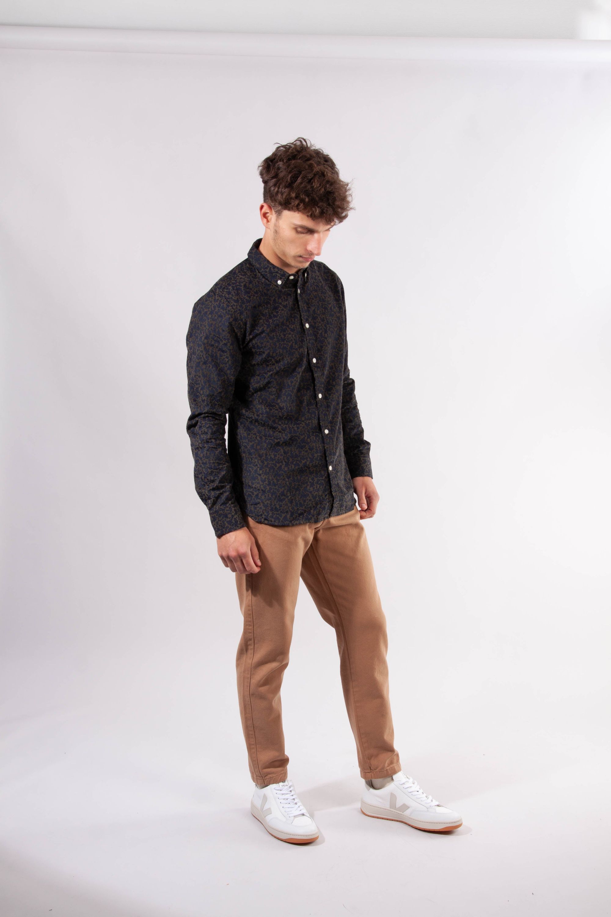 Pantalon droit en twill épais camel en coton bio - bob, Knowledge Cotton Apparel, photo 3