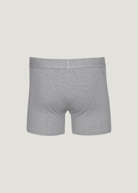 Boxer uni en coton bio | gris "heather grey", Colorful Standard, photo 3