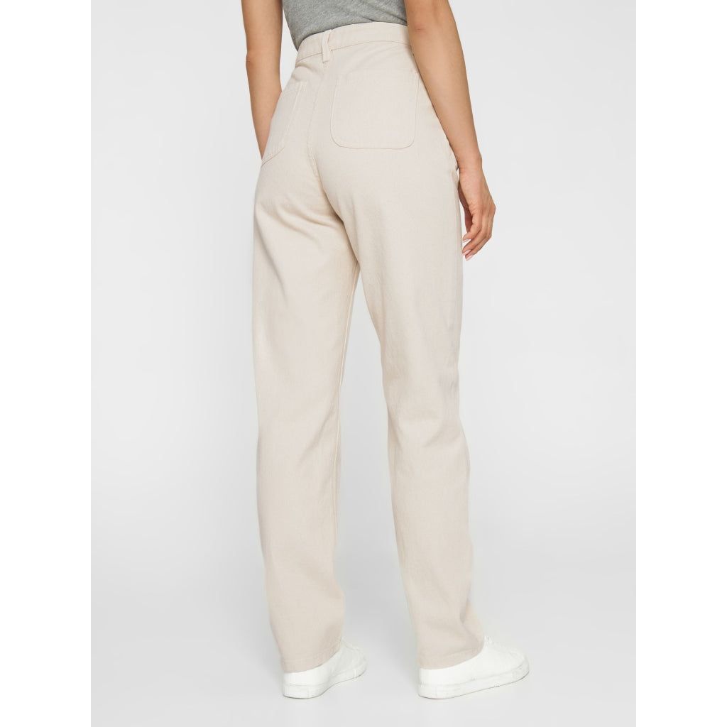 Ungefärbte Hose mit geradem Schnitt aus Bio-Baumwolle - calla tapered heavy canvas raw cotton, Knowledge Cotton Apparel, Foto 2