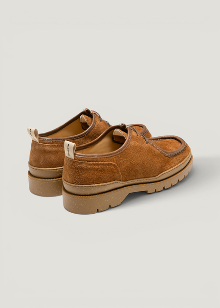 Derbies en cuir sans chrome certifié | marron "major vp oak 2 cognac", Kleman, photo 4