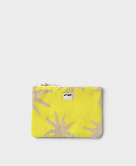 Pochette en coton bio | beige "fuerteventura pouch - fuerteventura"