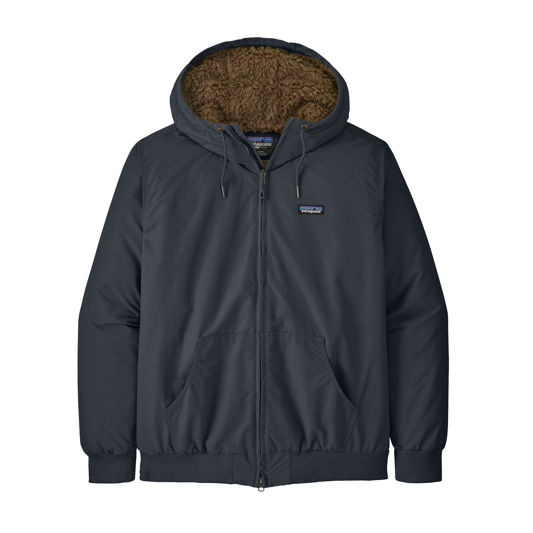 Manteau en matières recyclées | marine "m's lined isthmus hoody - smolder blue", Patagonia, photo 4