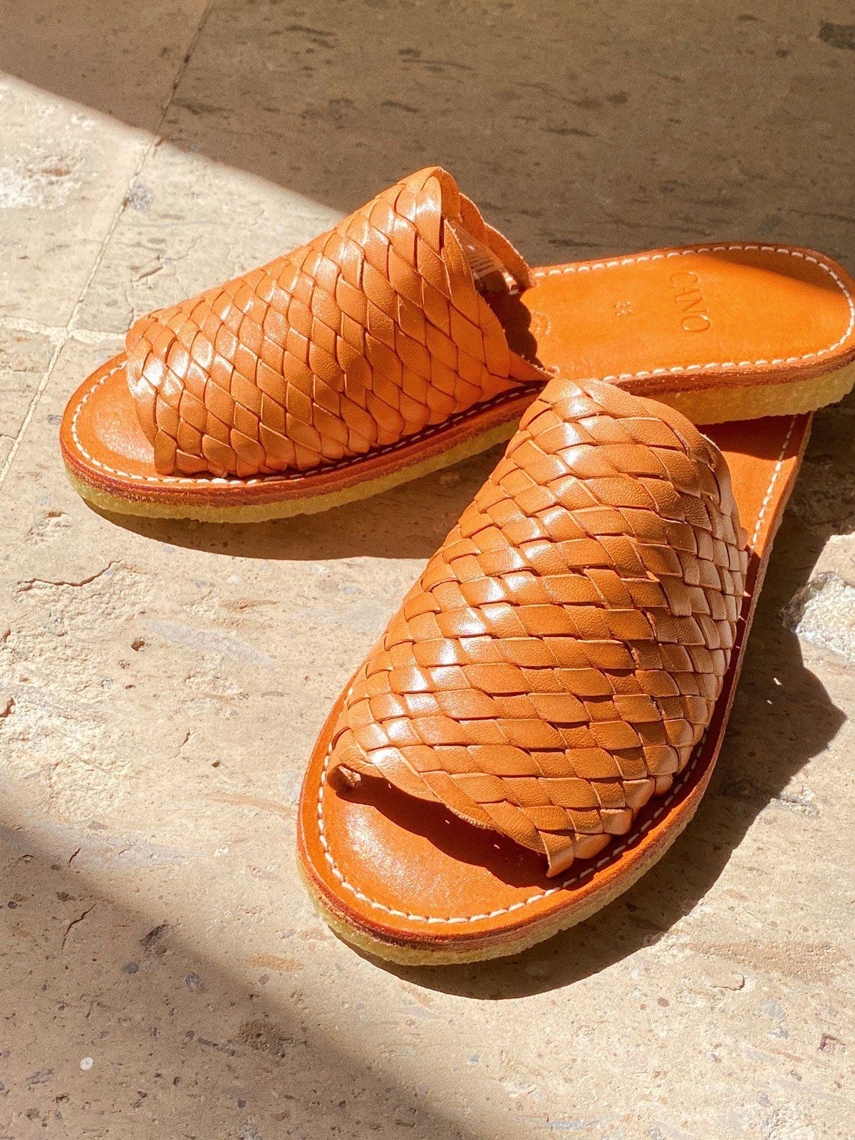 Sandales cognac en cuir tannage végétal - laura, Cano, photo 6