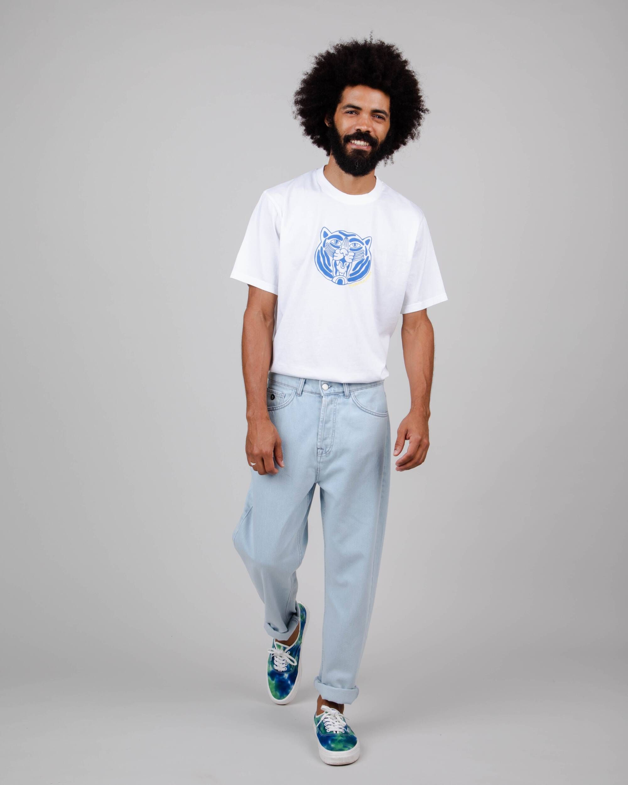 Jean bleu clair en coton bio - 5 pocket light denim, Brava Fabrics, photo 6
