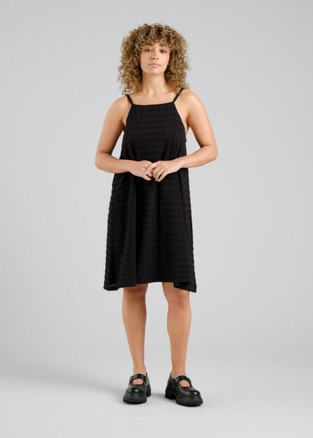 Robe en coton bio | noir "dress nykvarn lace black - black"
