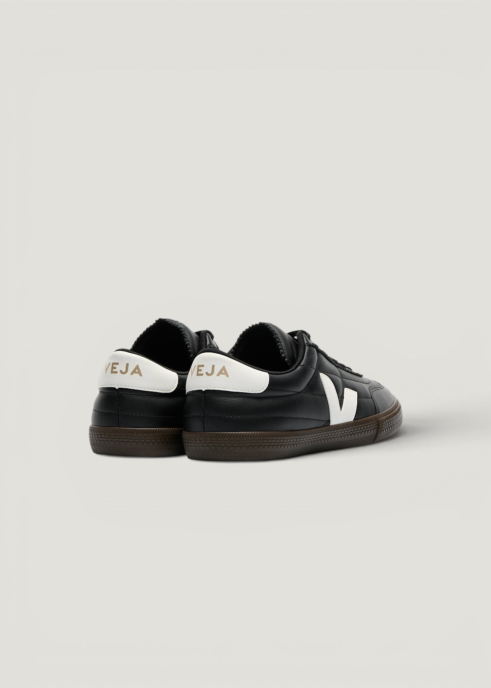 Baskets en cuir | noir "Panenka o.t leather - black_white", Veja, photo 3