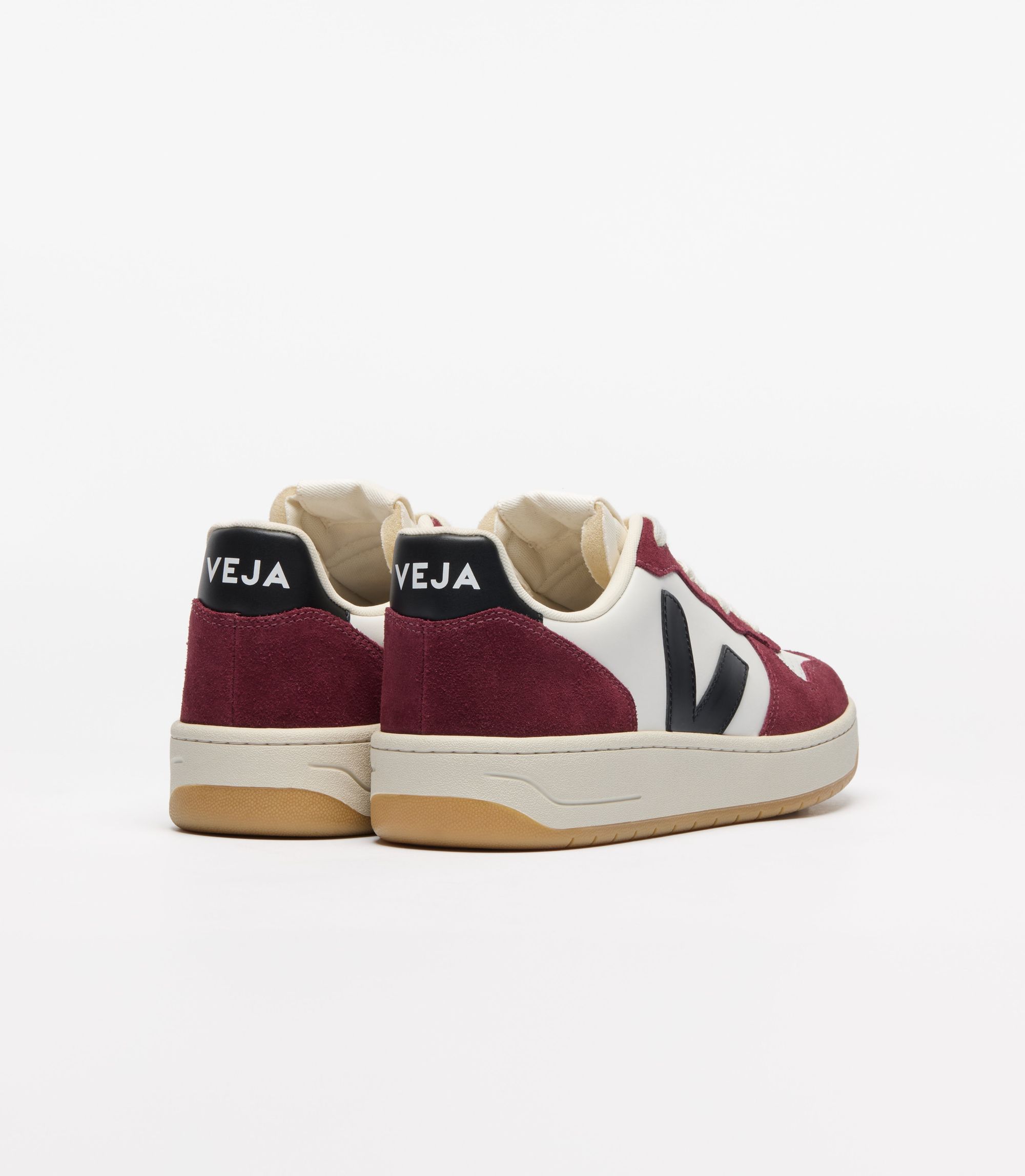 Sneaker aus Leder | Mehrfarbig "v-10 prime - white_black_amarante", Veja, Foto 3