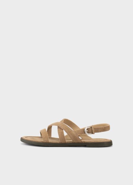 Sandales en cuir certifié | beige "Zaida dk sand " - Vagabond