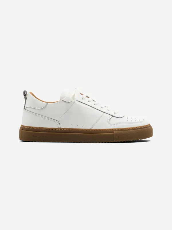 Baskets en cuir certifié | beige "b0 gum white"", Belledonne Paris