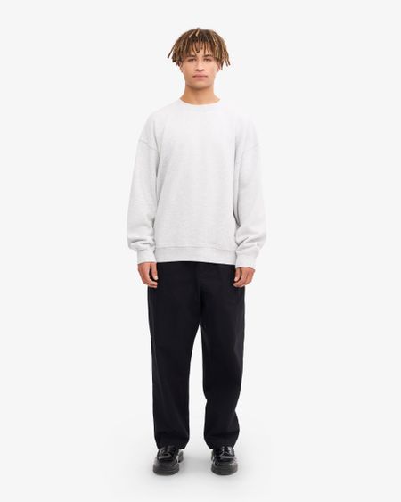 Oversize-Sweatshirt aus Bio-Baumwolle | Grau "snow melange", Colorful Standard, Foto 5