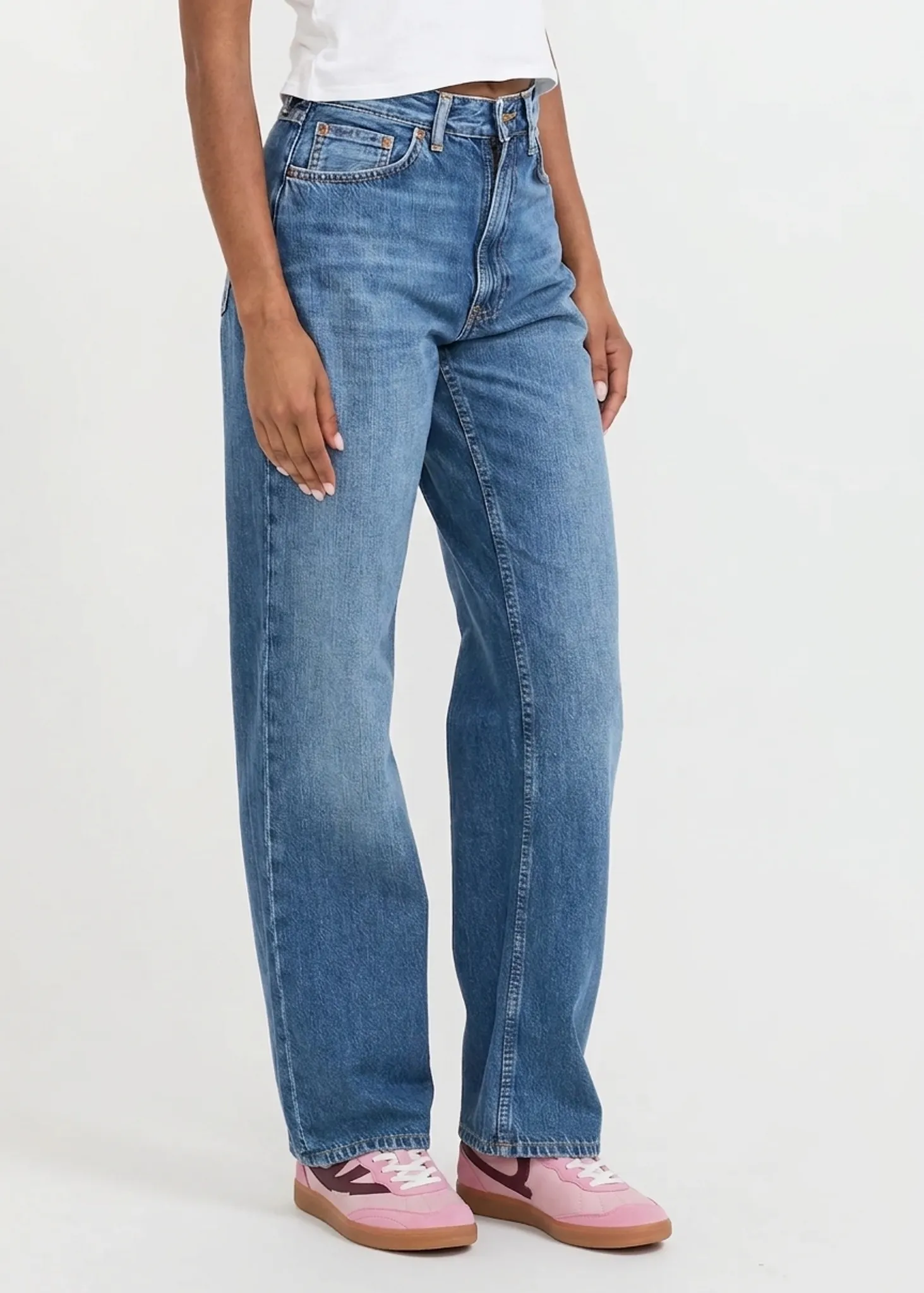 Jean droit large en coton bio | bleu "clean eileen clear skies", Nudie Jeans, photo 4